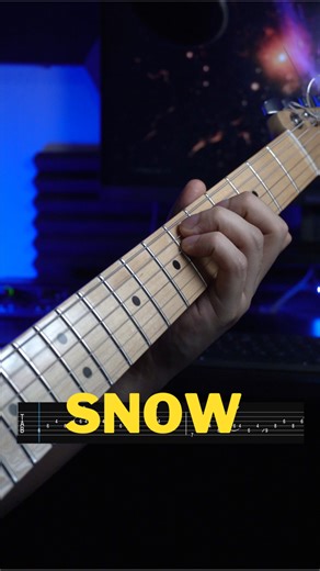 Snow Hey Oh Tab Intro (RHCP) #tabs #tablatura #redhotchilipeppers #guitarcover #stratocaster #guitartabs | Daniel Garrido