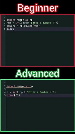 Python Program Check Neon Number Simple Explain Beginner vs Advanced #programming #python #coding