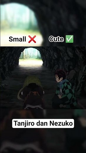 Nezuko small ❌ cute ✅ | demon slayer Anime #shorts #demonslayeredit #nezukokamado #tanjiro #edit