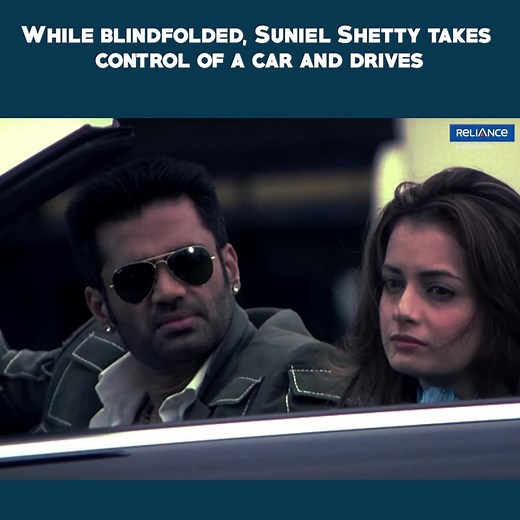 43K views · 390 reactions | While blindfolded, Suniel Shetty takes control of a car and drives | Cash | Movie Scene a con artist named Karan who assembles a team of thieves to steal three priceless diamonds in South Africa. #Cash | Reliance Entertainment | Facebook