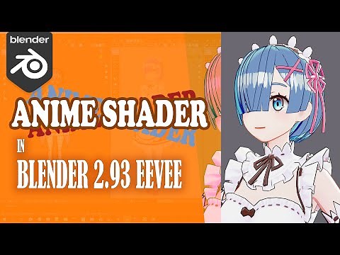 Blender Anime Shader : Blender 2.93 | Anime 3d