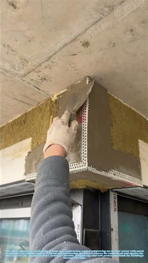 Corner Reinforcement: Applying Mesh and Plaster to Building Edges