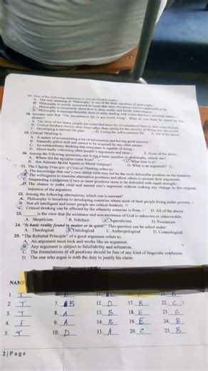 freshman logic and critical thinking mid exam Ethiopian university exam logic and critical thinking