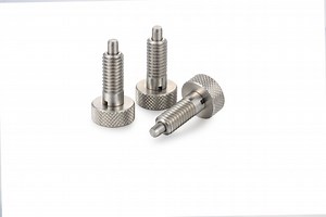 Threaded Knurled Knob Head Button Handle Mini Small Retractable Indexing Spring Loaded Plunger Pin