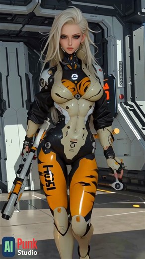 37K views · 1.9K reactions | Movement of Augmented Human TIGRA_No 3. #cyberpunk #AIPunkStudio #Scifi #Cyborg #Aimedia #aishorts AIPunkStudio | AIPunkStudio | Facebook