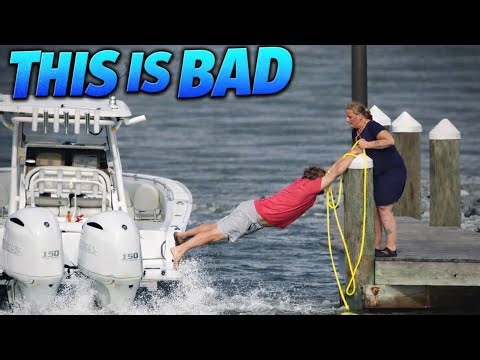 The Boat That LEFT HIM HANGING! (Epic Boat Fails)