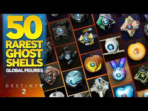50 Rarest Ghost Shells in Destiny 2