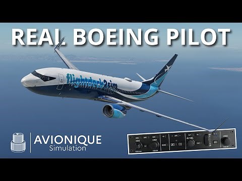 Real Boeing Pilot | Avionique Simulation GMC 710 Autopilot Control Panel Review