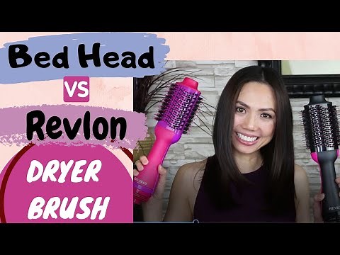 Revlon VS Bed Head Blow Dryer Brush | Demo and Review