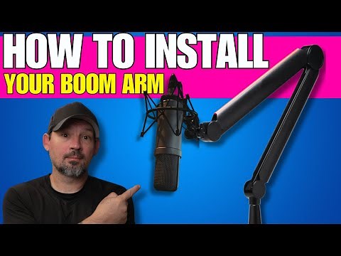 How to Install A Microphone Boom Arm On Your Desk