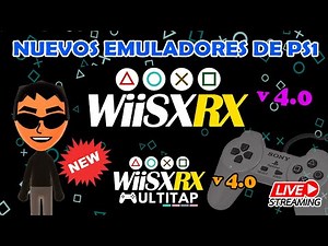 🔴 JUGANDO PS1 EN LA NUEVA VERSION DE WiiSXRX + MULTITAP PARA NINTENDO WII (Parte4) - DIRECTO