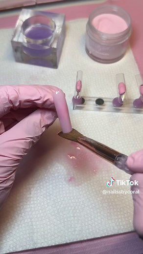 How to Apply Acrylic on Press On Nails Tutorial