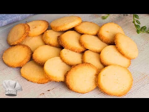 Butter cookies in a few minutes and with 4 ingredients. Very easy