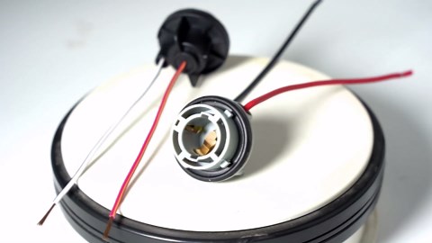 1156(BA15S) LED Bulbs Socket Holder Auto Car Plastic Waterproof Turn Signal Tail Stop Rear Brake Light Base Harness Plugs Connectors Pre-wired Wiring Sockets 4pcs