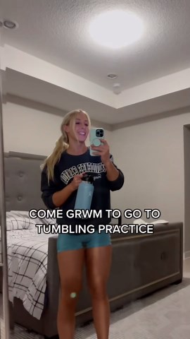 GRWM for tumbling practice and gymnastics training routine
