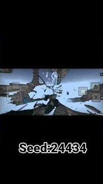 Minecraft this seed is insane🔥 24434 |. #minecraft #gaming #viral #minecraftseeds #shorts #music