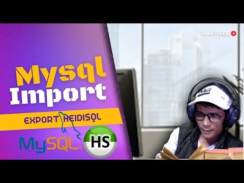 Cara Import dan Export Database Mysql Menggunakan HeidiSQL