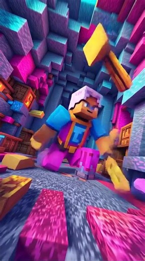 Minecraft Character Explodes Into Pieces #Minecraft #minecraftshorts