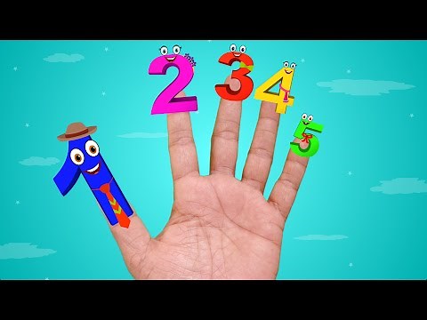 Numbers Finger Family Rhymes | Number Songs