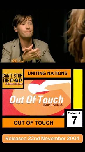 It’s 21 years since Uniting Nations released ‘Out Of Touch’. Their version of the Hall & Oates track peaked at #7 in the UK. #unitingnations #outoftouch #2004 #00smusic #00s #cantstopthepop #songsyouforgotabout #throwback #nostalgia | Can't Stop The Pop