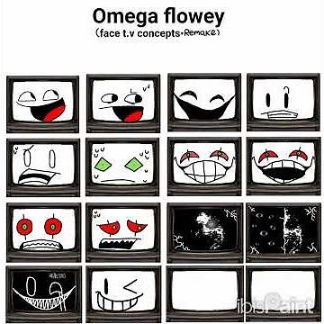 flowey t.v face concepts #undertale