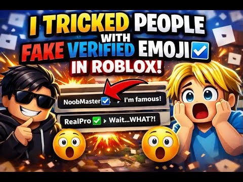 i tricked people with fake verified emoji ☑️