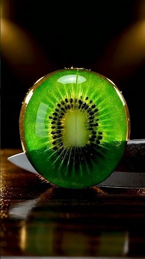 🥝 SLOW MOTION KIWI SEED EXPLOSION! | Satisfying Macro Slice ASMR