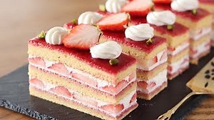 オペラ（いちごのオペラ）｜HidaMari Cookingさんのレシピ書き起こし|TubeRecipe