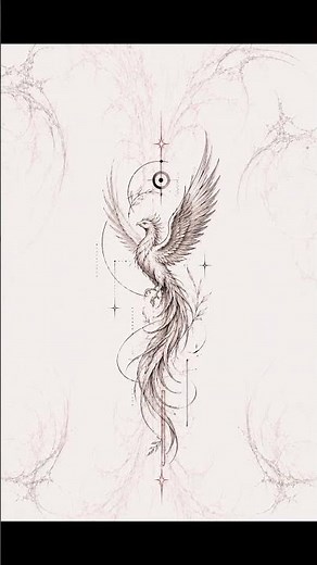 Phoenix Rising Tattoo Ideas 🔥 Elegant Blackwork & Fine Line Designs That Feel Alive