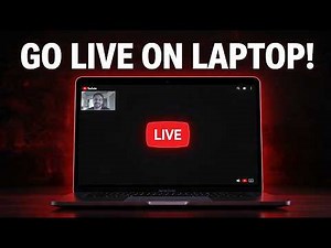 How To Live Stream on YouTube Using Laptop Camera (Beginner Guide)