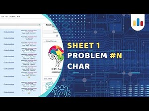ICPC assiut sheet | Sheet 1 - Problem N | Char | Problem solving