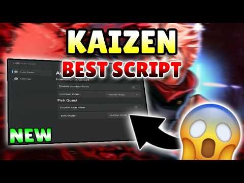 *NEW* KAIZEN Script ( AUTO LUMBER FARM, AUTO FISH FARM ) 2026