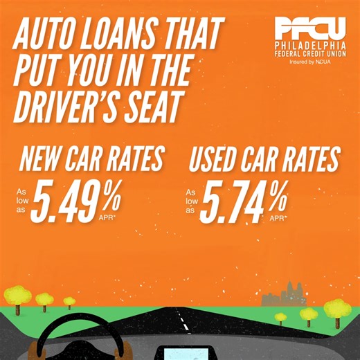 Looking for a car loan?  Whether it's for a brand new ride, a reliable used car, or refinancing your current vehicle, PFCU has the perfect solution tailored just for you!  Explore our flexible terms, competitive rates, and special discounts today. Let's get you on the road to your dream car! | Philadelphia Federal Credit Union | Facebook