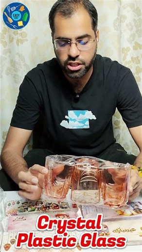 Crystal Plastic Glass #onlineshopping #easyhome | EASY HOME