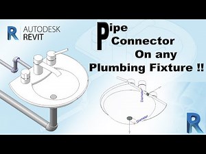 How to Create Pipe Connectors on Any Plumbing Fixture in Revit | Easy MEP Tutorial! #revit #MEP