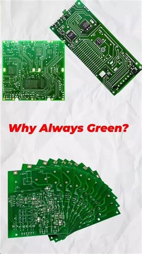 Why all circuit boards green? #tech #nanotechnology