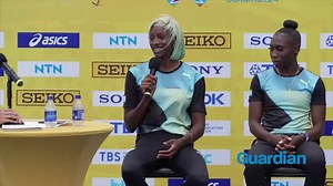 ON TRACK: Bahamian track stars Shaunae Miller-Uibo, Steven Gardiner, Devynne Charlton and Anthonique Strachan say they are ready for the 2024 World Relays this weekend. | The Official Nassau Guardian Ltd. (1844)
