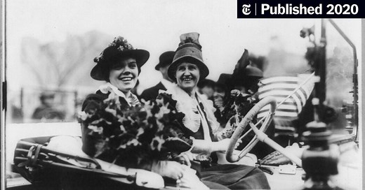 Opinion | Two Women and 10,000 Miles on the Road to Suffrage (Published 2020)