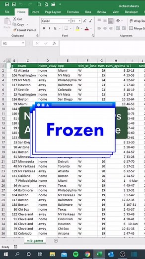 CheatSheets | Excel & GSheets on TikTok