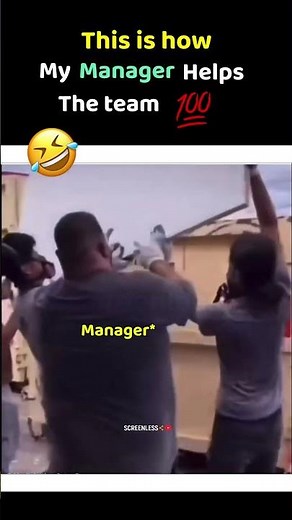 This Is How My Manager “Helps” the Team 😂💯 | manager meme 😆 | funny memes #shorts #memes