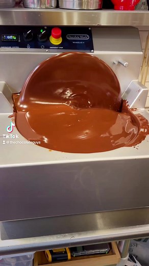 53K views · 979 reactions | The difference between optimism and measurement. There is too much chocolate in the tempering machine, but it will be ok. #nearlyadisaster | Intrigue Chocolate Co. | Facebook