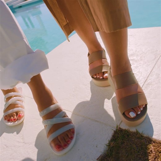 Keep your options open toed in our simple slides, playful platforms, and every sandal style in between. Featuring Chloe and Halle Bailey Shop Sandals: https://crocs.shoes/Sandals | Crocs