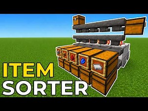 How to Build an Auto Sorter in Minecraft Item Sorting System