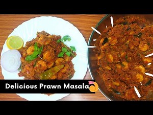 Prawn Masala | Restaurant style delicious prawn masala | simple & Easy Prawn masala fry 🍽