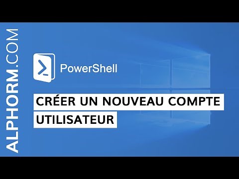 Formation PowerShell : Comment créer un nouveau compte utilisateur sous PowerShell - Vidéo Tuto