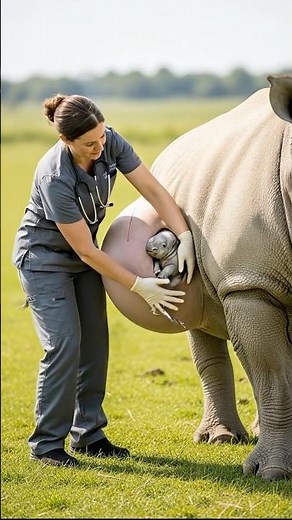 Rhino Baby Rescue Surgery | Heroic Wildlife Operation #animalrescue #wildliferescue