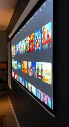 The Ultimate Projector Screen for Movie Nights