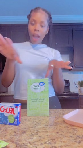 Flavor starch chunks waterm method? #cornstarcheating #waterchunk | flavored cornstarch