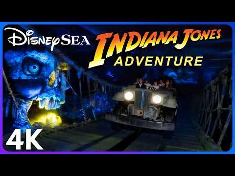 Indiana Jones Adventure : Temple of the Crystal Skull [4K POV] Tokyo DisneySea