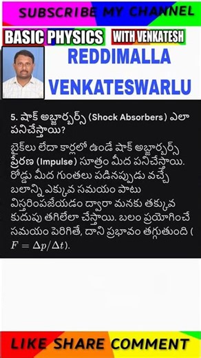 How do Shock Absorbers work?